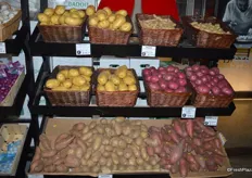 Potato display.