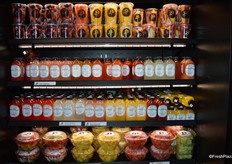 Fresh-cut fruit as well as fresh squeezed homemade juices.