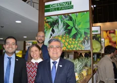 Jose Daniel Obando, Adriana Garcia, Tiago Vasconcelos and Oscar Obando with Chestnut Hill Farms.