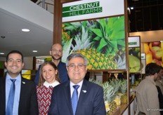 Jose Daniel Obando, Adriana Garcia, Tiago Vasconcelos and Oscar Obando with Chestnut Hill Farms.