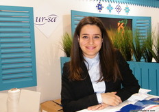 Export Specialist Begum Guler of UR-SA Plasctic Packaging (Turkey); they offer raschel bags, shade nets, PP bag and many more.