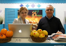 Manager Sanem Korkmaz with Director Bulent Korkmaz of Kivilcim (Turkey); first time in Berlin and looking forward to attend more fairs this year.