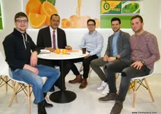 Khaled Mohamad, Export Manager, AGreen - Egypt with Simon Storz, CEO, Live Fresh - Germany(2nd from the right) and his team.