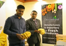 From the Deccan Field, India: Director Prashanth Gowda with Head of Marketing Jagdeep K. Koushik; introduced their Bengaluru Baby bananas this year.