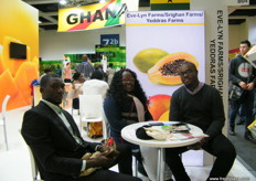 The Eve-Luyn Farm team, the company exports papaya and mangoes.