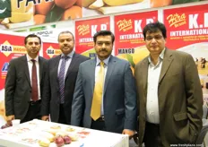 Mango and Kinnow exporters at the Pakistani pavilion, these gentlemen work together in promoting Pakistani fruits worldwide.