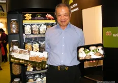 CEO Hee-Joo Park of Green Co. Ltd.(GreenPeace Mushroom Farm); it was 1997 when Park took his chance to start exporting mushrooms to Canada after a friend introduced the idea.