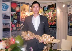 At the Asia Exotic (Thailand) stand, a subsidiary of Boonmee International Co. is now busy with the ginger season. Their gingers are GAP, GMP and HACCP certified.