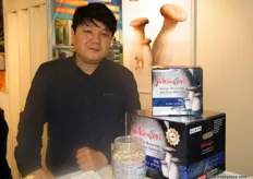 Say-Han Kim, Managing Director of Quali Korea (South Korea); one of the few companies that offer organic black mushroom oyster.