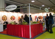 First time exhibitor, from the Sudan pavilion.