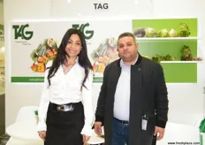 Executive Manager Bassem El Gergawy with Randa El Gergawy for TAG (Egypt); the company has implemented an integrated pest management plan that aims to reduce the use of pesticides.