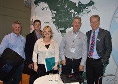 Representing Oppy are from left to right: Tony Mahoney, Brett Jackson, Audrey Desnoyers, Richard Byllaardt and James Milne.