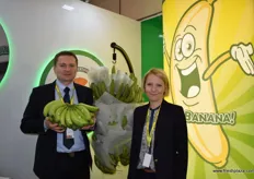 Bartosz Szatkowski and Zuzanna Szatkowska from Polish banana importer Quiza.