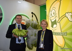 Bartosz Szatkowski and Zuzanna Szatkowska from Polish banana importer Quiza.