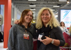 Lina Vihma and Anita Jansson visiting from Swedish importer Hebe Frukt & Gront AB, on the lookout for new innovations.