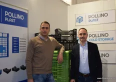 Nenad Sibinovic from apple producer Pollino Agrar and Branimir Ibrahimpasic from Pollino Plast, who offers crates, cold storage and systems.