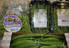 The Greenpeas snack packaging.