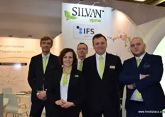 From Silvan Logistics, Cezary Hryniowski, Dominika Redlicka, Slawomir Judek, Michal Stepian and Marcin Mielczarek. Fruit Logistica was a good opportunity able to share the news about their new warehouse this year in Poznan with visitors.