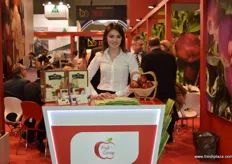 Emily Kaweczynska- Managing Director of Fruit-Group. The company started offering an apple juice line this year where customers can choose their juice based on the apple variety.