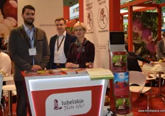 Marceli Poterucha, Mateusz Hamera and Barbara Sokolnicka supporting export from the Lubelskie region of Poland.