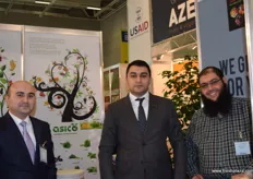 Sarkhan Aliger and Hasan Shamchiger from Asico and Ogtay Huseyni from DAD fruits.