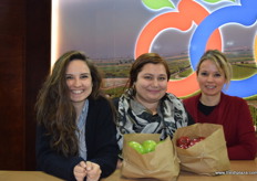 Dila Tanfer, Aysel Oguz and Aslihan Kaya from Turkish exporter Anadolu Etap.