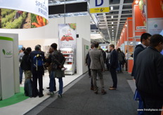 Busy halls on Thursday.