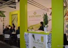 The Tozer Seeds stand was busy with meetings.