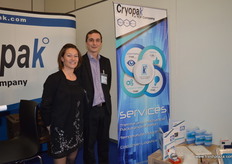 Blandine Pannier and Tom Harrington at Cryopac.