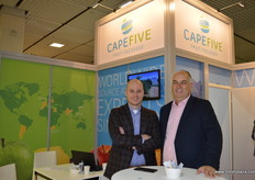 Dick Donker and Wayne Mudge at Cape Five.