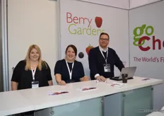 The Berry Garden team: Louise Jenner, Tracy Rice, Steve Zoghob.