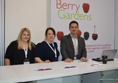 Louise Jenner, Tracy Rice and Raphael Barona Martinez from Berry Gardens.