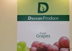 Deccan Produce were back to promote Indian grapes and pomegranates.