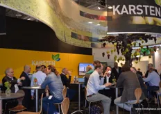 The busy Karsten stand.