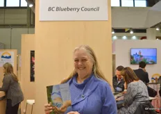 Debbie Etsell with BC Blueberries