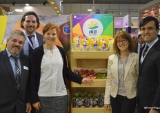 A happy team at HLB Specialties, represented by Daniel Pinto, Lorenz Hartmann de Barros, Susanne Raiss, Sybille Friedrich and Andres Ocampo.