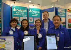 The team of Deltatrak: Michelle Alvino, Cecilia Sun, Mieke Claessens, Gerrit van Tilborg and Fred Wu.