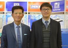 Tony Yuan and Kyle Xu with Kingtec Group