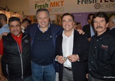 Yuly Gonzalvo and Michael Muzyk with Baldor Specialty Foods as well as Aaron Fox and Ed Savigny with Fox Packaging.