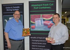 Tom Gautreaux and Derek Riley with Maxwell Chase Technologies.