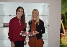 Sonia Vazquez and Anja Grueterich with Ekland Marketing Company of California