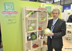 Pierre Gélébart from Prince de Bretagne. The company celebrates 20 years of organics with at this moment 20,000 ton per year.