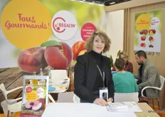 Aurélie Nunez from Regal’in. They have new packaging and for this year Saveur de l'annee for flat peaches