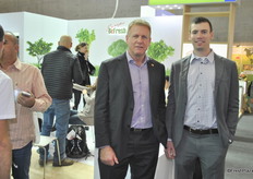 Oron Ziv and Saar Ziv at the Befresh Europe stand