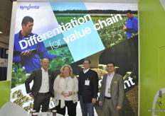 Rik Lootens from Syngenta and Debbie Street ad Doug Kling from Village Farms and Jérémie Chabanis from Syngenta