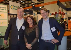Ralph Reijnders and Bjorn Dijkers, of Dutch Credit Brokers, with Dirian Boekhout