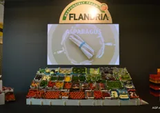 Flandria presentation displaying products from the Netherlands' southern neighbour