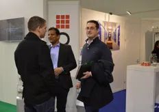 Martijn Meeuwse, of RibbStyle, walking around with his colleague Stefan