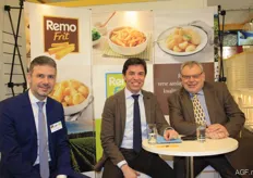 RemoFrit was at the Fruit Logistica in 2010 for the last time, but decided to participate in the fair this year.From left to right: Bert de Caluwe, Wim Lannoey and Udo Adamy.