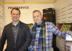 The gemtlemen from Benelux Fruitservice. Maran Hermanowicz, left, and Filip Callewaert, right.